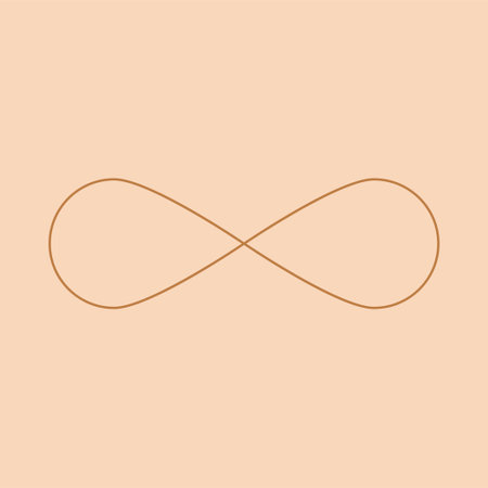 Infinity, Infinity Symbol. Geometric form, modern round shape.のイラスト素材