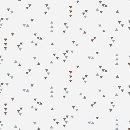 Vector seamless pattern with triangles. Can be used for fabric, wrapping, wallpapers, web page backgrounds, textile.のイラスト素材