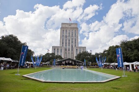 Houston, Texas, USA - October 13, 2012 : The 40th Bayou City Art Festival is going on near Houston City Hallのeditorial素材