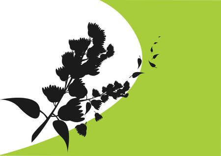 Background with flowersのイラスト素材