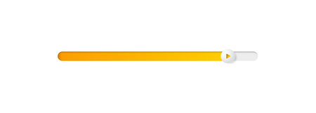 Colored scroll bar for user interface. Scrollbar template design for website.