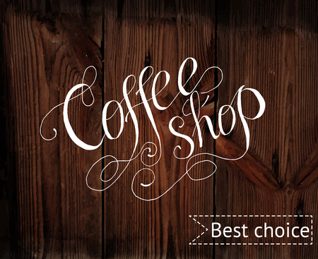Template of coffee shopのイラスト素材