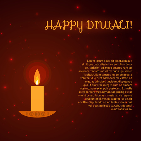 diwali greeting card.  Colorful background made in vector.のイラスト素材