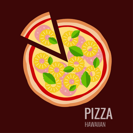 Pizza piece icon background. Pizza icon flat design.  Flat illustration of pizza slice for pizza menu. Vector pizza  silhouette collection. Pizza icon. Pizza isolated  background. Pizza food illustrationのイラスト素材