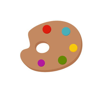 Palette icon colorful vector illustration.のイラスト素材