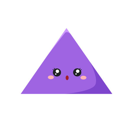 Geometric funny shapes cute kids colorful vectorのイラスト素材