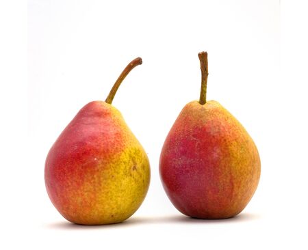 Pear isolated on whiteの写真素材