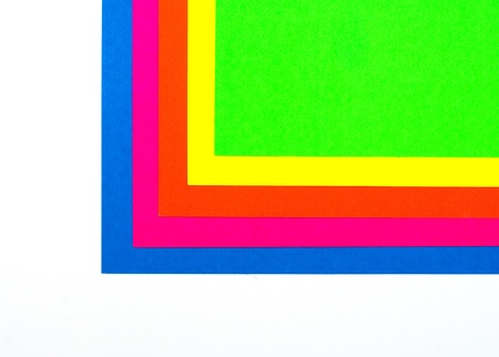 Blank colorful paper sheetsの写真素材