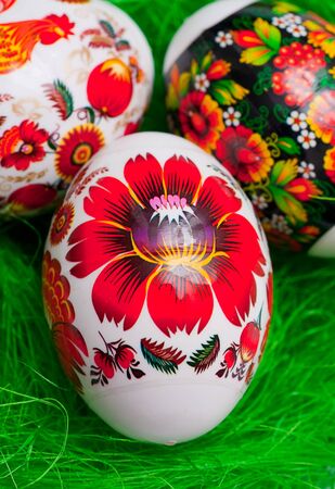 Easter eggsの写真素材
