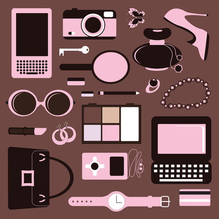 Women accessoriesのイラスト素材