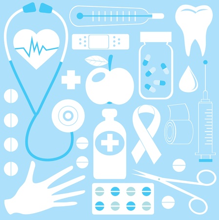 Medical patternのイラスト素材