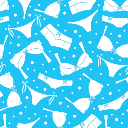 Seamless lingerie backgroundのイラスト素材
