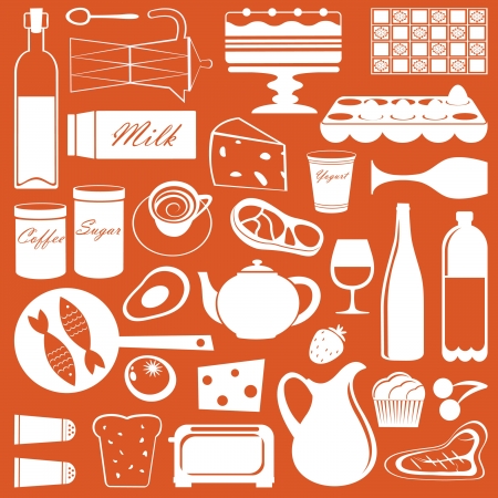 Food backgroundのイラスト素材
