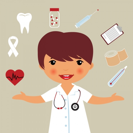 Little doctorのイラスト素材