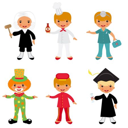 Vector illustration of people professional occupationsのイラスト素材