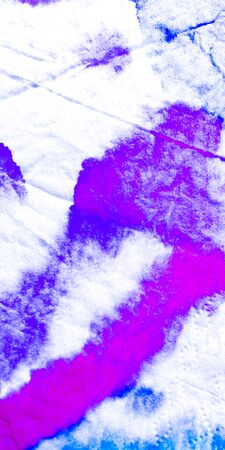 Cyan Paintbrush Ethnic Texture. Alcohol Ink Background Seamless Water Color Pattern. Colorful Jeans Dirty Art Design. Shibori Indigo Rainbow. Seamless Water Color Pattern.の写真素材