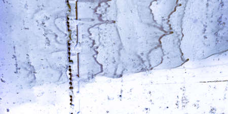 Zinc Metal Texture. Rust Retro Blue Painting. Aged Denim Ornament. Background Zinc Metal Texture. Cold Structure Painting. Corrosion Metallic Card. Rustyの写真素材