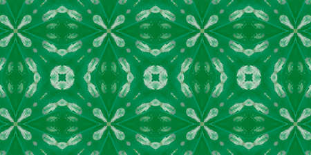 Background Hand Drawn Geometrical Pattern. Line Leaves Arabesque Design. Hand Drawn Geometrical Pattern. Repeat Boho Indian Artwork. Funky Natural Bohemianの写真素材