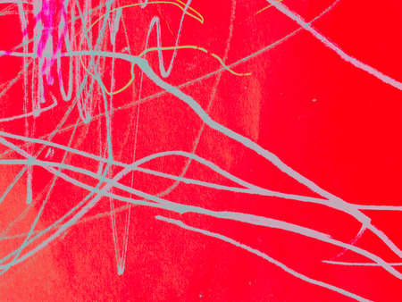 Triangular Design Elements. Preschool Acrylic Modern Poster. Triangular Design Elements Background. Bright Messy Crayon Banner. Cool Valentinesの写真素材
