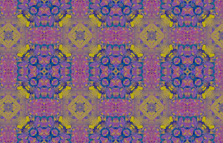 Portuguese Decorative Tiles. Mustard Plant Vintage Texture. Portuguese Decorative Tiles Background....