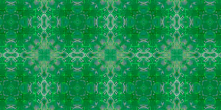 Hand Drawn Geometrical Pattern. Sketch Floral Kaleidoscope Print. Background Hand Drawn Geometrical Pattern. Square Orient Sicily Surface. Stylish Leaves Mosaicの写真素材