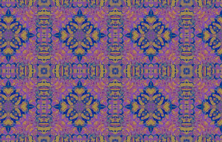 Portuguese Decorative Tiles. Violet Midnight Ornate Ornate. Portuguese Decorative Tiles Background. Spring Blue Orient Ornate. Violet Pakistan Oriental Floralの写真素材