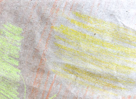 Gouache Dirty Pattern. Wall Art Canvas. Grunge Childish Surface.  Triangular Design Elements Background. Cute Children Art. Cool Sketch.の写真素材