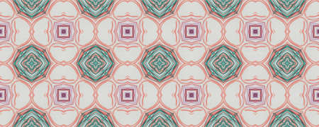 Background Hand Drawn Geometrical Pattern. Line Spring Graphic Design. Hand Drawn Geometrical Pattern. Repeat Chevron Indian Wall. Cartoon Floral Embroideryの写真素材