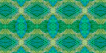 Background Hand Drawn Geometrical Pattern. Simple Autumn Arabesque Carpet. Hand Drawn Geometrical Pattern. Rhombus Floral Moroccan Illustration. Concept Spring Bohemianの写真素材