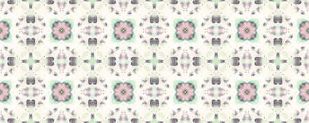 Portuguese Decorative Tiles. Portuguese Decorative Tiles Background. Daisy Ethnic Decor. Flora Muslim Texture. Ornate Russian Ornate. Plant Pastelの写真素材