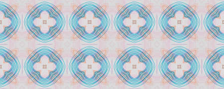 Portuguese Decorative Tiles. Floral Geometric Design. Portuguese Decorative Tiles Background. Italy Line Ornate. Pencil Symmetry Fashion Decor. Handの写真素材