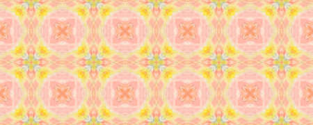 Portuguese Decorative Tiles. Patchwork Vanilla Summer Artwork. Portuguese Decorative Tiles Background. Arabian Orient Pattern. Geo Glow Caramel Style. Caramelの写真素材