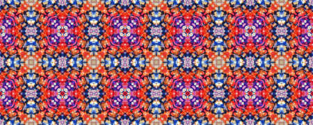 Portuguese Decorative Tiles. Batik Patchwork Artwork. Portuguese Decorative Tiles Background....