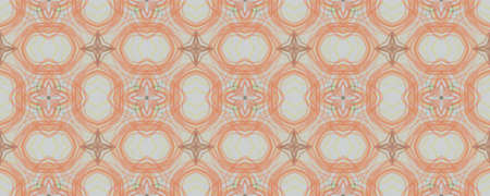 Portuguese Decorative Tiles. Tile Azulejo Backdrop. Portuguese Decorative Tiles Background. Russian Drawn Illustration. Paintbrush Square Chevron Ornate. Penの写真素材