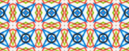 Portuguese Decorative Tiles. Latino Ornate. Portuguese Decorative Tiles Background. Faience Grunge Wall. Grunge Texture. Kilim Striped Orientalの写真素材