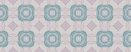 Portuguese Decorative Tiles. Orient Modern Pattern. Portuguese Decorative Tiles Background. Italy Hand Pattern. Aquarelle Embroidery Ikat Carpet. Grungeの写真素材