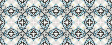 Portuguese Decorative Tiles. Ikat Vintage Artwork. Portuguese Decorative Tiles Background. Moroccan Illustration. Mosaic Carpet. Chevron Rhombus Orientalの写真素材