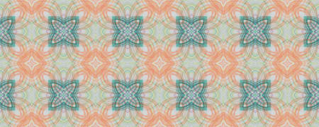 Portuguese Decorative Tiles. Ethnic Azulejo Design. Portuguese Decorative Tiles Background. Turkish Line Wall. Highlighter Kaleidoscope Aztec Surface. Simpleの写真素材
