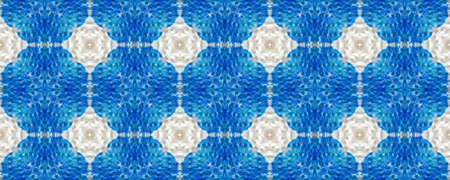 Portuguese Decorative Tiles. Rome Style. Portuguese Decorative Tiles Background. Orient Patchwork Print. Mandala Ornament. Boho Arabian Artwork.の写真素材