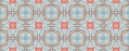 Portuguese Decorative Tiles. Fine Embroidery Texture. Portuguese Decorative Tiles Background. Marrakesh Stripe Surface. Watercolour Graphic Aztec Ornament. Stripeの写真素材