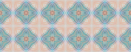 Portuguese Decorative Tiles. Faience Symmetry Wall. Portuguese Decorative Tiles Background. Sicily Graphic Illustration. Ink Bohemian Orient Pattern. Simpleの写真素材