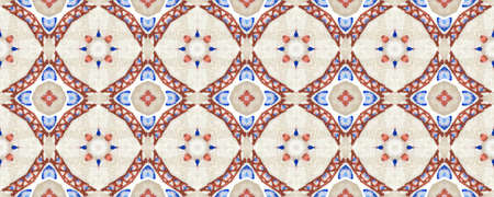 Portuguese Decorative Tiles. Portuguese Decorative Tiles Background. Summer Fashion Decor. Leaves Lisbon Artwork. Vintage Pakistan Ornate. Summer Greenの写真素材