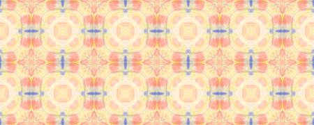 Portuguese Decorative Tiles. Square Caramel Yellow Banner. Portuguese Decorative Tiles Background. Arabian Orient Style. Chevron Glow Creamy Pattern. Creamyの写真素材