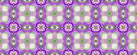Portuguese Decorative Tiles. Square Flower Geo Style. Arabian Vanilla Natural Wall. Portuguese Decorative Tiles Background. Modern Style. Summerの写真素材