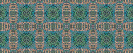 Portuguese Decorative Tiles Background. Mint Sicilian Artwork. Arabesque Geo Ornate. Portuguese Decorative Tiles. Floral Aquamarine Wall. Magentaの写真素材