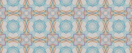 Portuguese Decorative Tiles. Tile Mosaic Motif. Portuguese Decorative Tiles Background. Iran Simple Backdrop. Crayon Watercolor Tile Backdrop. Lineの写真素材
