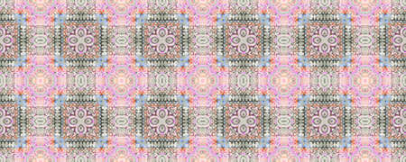 Portuguese Decorative Tiles. Arab Textile. Portuguese Decorative Tiles Background. Ethnic Bohemian...