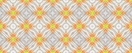 Portuguese Decorative Tiles. Oriental Summer Golden Motif. Portuguese Decorative Tiles Background. Eastern Chevron Banner. Fashion Golden Cute Print. Colorfulの写真素材