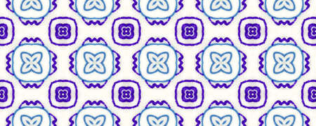 Portuguese Decorative Tiles. Muslim Ornament. Portuguese Decorative Tiles Background. Fashion Mosaic Print. Vintage Surface. Ikat Portugal Wall.の写真素材