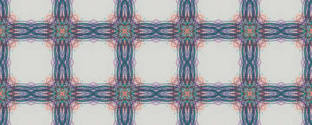 Hand Drawn Geometrical Pattern. Simple Daisy Grunge Textile. Background Hand Drawn Geometrical Pattern. Repeat Chevron Eastern Artwork. Funky Floral Ornateの写真素材